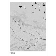 Load image into Gallery viewer, Map of Nepal, 