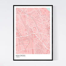 Load image into Gallery viewer, New Cross Neighbourhood Map Print