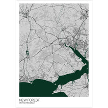 Load image into Gallery viewer, Map of New Forest, United Kingdom