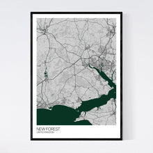 Load image into Gallery viewer, Map of New Forest, United Kingdom