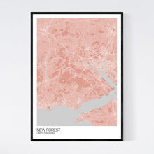 Load image into Gallery viewer, New Forest Region Map Print