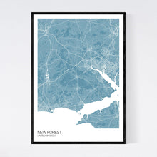 Load image into Gallery viewer, New Forest Region Map Print