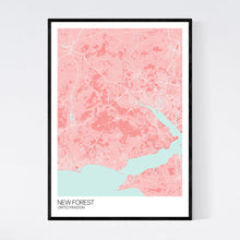 Load image into Gallery viewer, New Forest Region Map Print