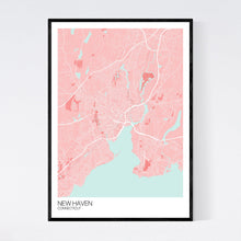 Load image into Gallery viewer, New Haven City Map Print