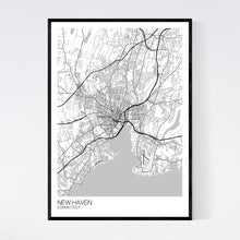 Load image into Gallery viewer, New Haven City Map Print