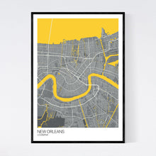 Load image into Gallery viewer, New Orleans City Map Print