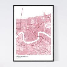 Load image into Gallery viewer, New Orleans City Map Print