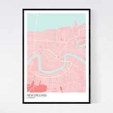 Load image into Gallery viewer, New Orleans City Map Print