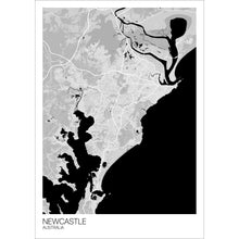 Load image into Gallery viewer, Map of Newcastle, Australia