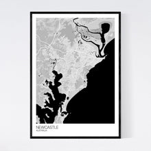 Load image into Gallery viewer, Map of Newcastle, Australia