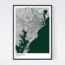 Load image into Gallery viewer, Newcastle City Map Print