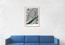 Load image into Gallery viewer, Map of Newcastle City Centre, England