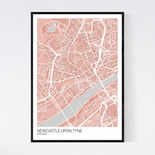 Load image into Gallery viewer, Newcastle City Centre City Map Print
