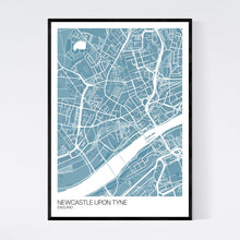 Load image into Gallery viewer, Newcastle City Centre City Map Print