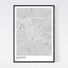 Load image into Gallery viewer, Newmarket Town Map Print