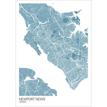 Load image into Gallery viewer, Map of Newport News, Virginia
