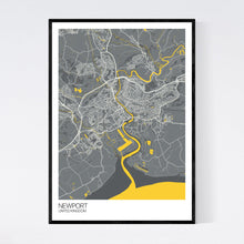 Load image into Gallery viewer, Map of Newport, United Kingdom