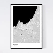 Load image into Gallery viewer, Newquay City Map Print