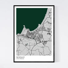 Load image into Gallery viewer, Newquay City Map Print
