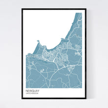Load image into Gallery viewer, Newquay City Map Print