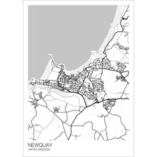 Load image into Gallery viewer, Map of Newquay, United Kingdom