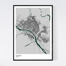 Load image into Gallery viewer, Niamey City Map Print