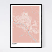 Load image into Gallery viewer, Niamey City Map Print