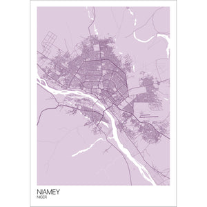 Map of Niamey, Niger