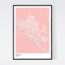 Load image into Gallery viewer, Niamey City Map Print