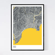 Load image into Gallery viewer, Nice City Map Print