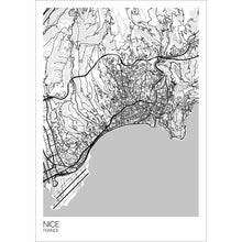 Load image into Gallery viewer, Map of Nice, France