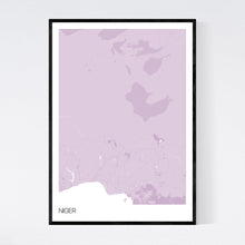 Load image into Gallery viewer, Niger Country Map Print
