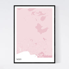 Load image into Gallery viewer, Niger Country Map Print
