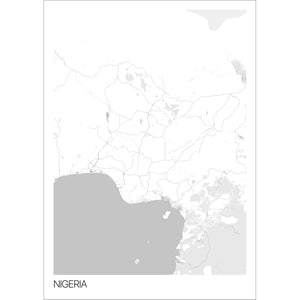 Map of Nigeria, 