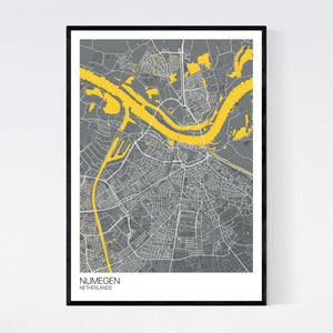 Nijmegen City Map Print