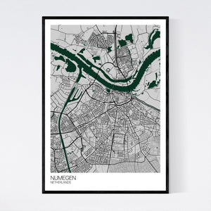 Nijmegen City Map Print