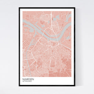 Nijmegen City Map Print