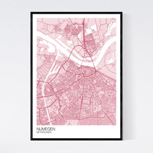 Nijmegen City Map Print