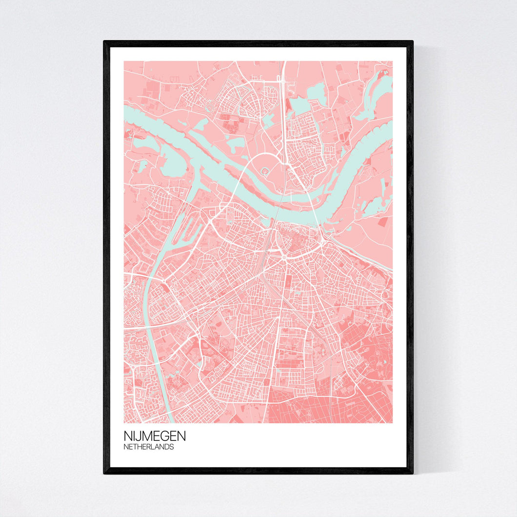 Nijmegen City Map Print