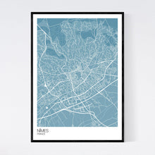 Load image into Gallery viewer, Nîmes City Map Print