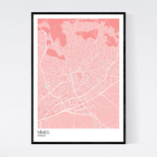 Load image into Gallery viewer, Map of Nîmes, France