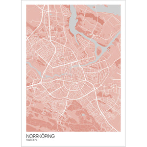 Map of Norrköping, Sweden