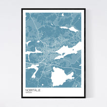 Load image into Gallery viewer, Norrtälje Town Map Print