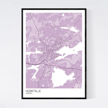 Load image into Gallery viewer, Norrtälje Town Map Print