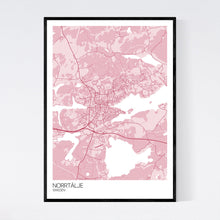 Load image into Gallery viewer, Norrtälje Town Map Print