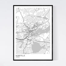 Load image into Gallery viewer, Norrtälje Town Map Print