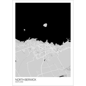 Map of North Berwick, Scotland