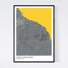 Load image into Gallery viewer, North York Moors Region Map Print