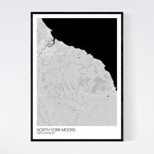 Load image into Gallery viewer, North York Moors Region Map Print