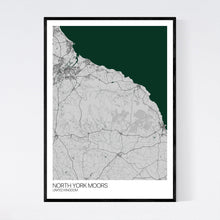 Load image into Gallery viewer, Map of North York Moors, United Kingdom